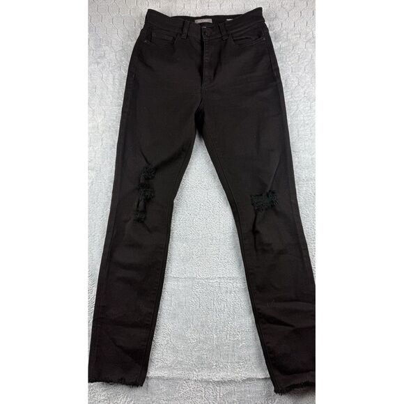 DL1961 Denim - DL1961 Women's Black FARROW SKINNY Hi-Rise Instasculpt Ankle Jean Sz 26